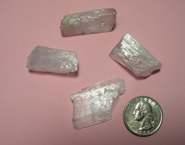 kunzite rough opaque