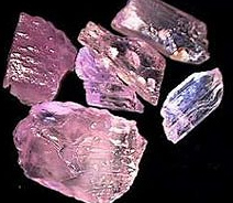 pink kunzite rough 2