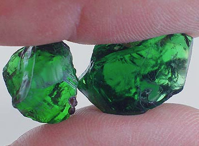 chrome green tourmaline crystals