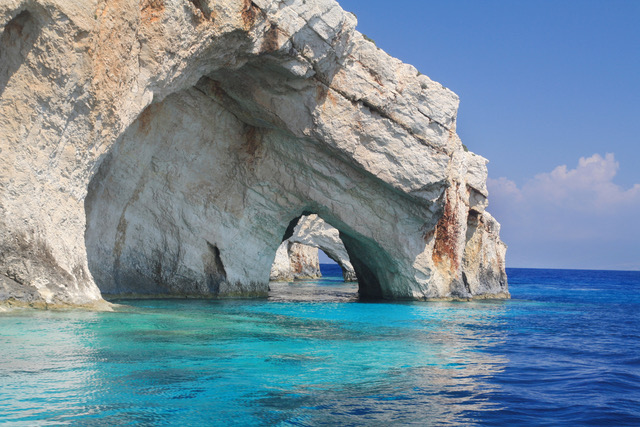 Blue caves on Zakynthos i