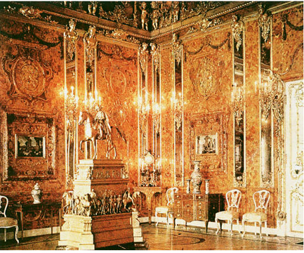 Catherine the Great's AMBER ROOM