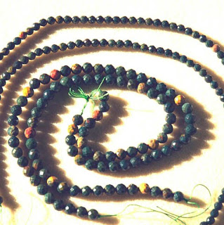 bloodstone beads faceted