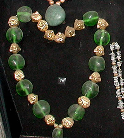 emerald necklace Museum of Gold Lima Peru M Burdet photo