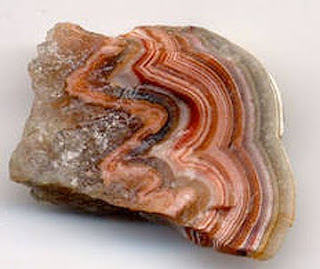 red banded bloodstone rough