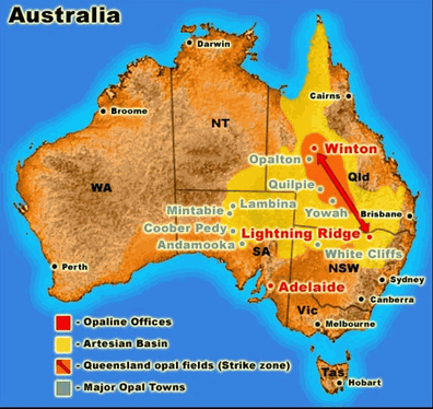 australian opal mine areas