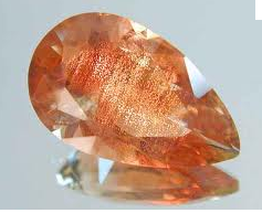 faceted Oregon sunstone