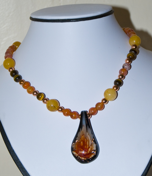 fire agate beads yellow quartz tigers eye