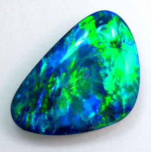 green and blue opal