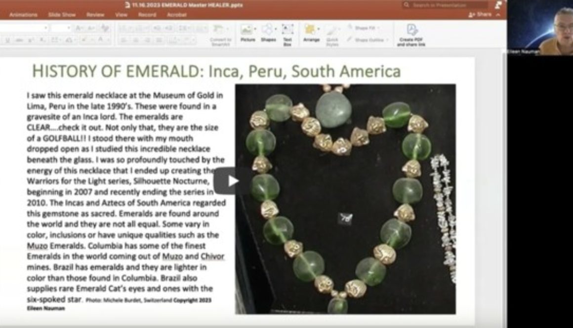 First Youtube Gem Mystique Emerald by Eileen Nauman